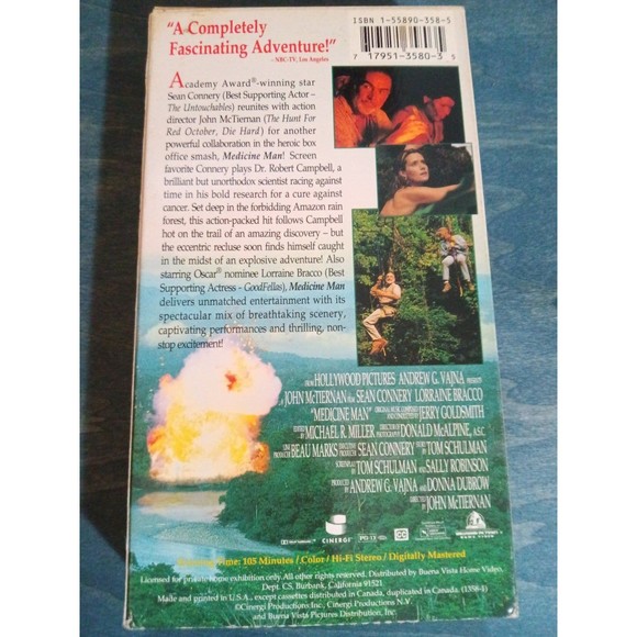 Medicine Man VHS - Picture 2 of 3